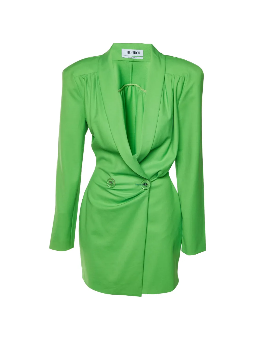 The Attico double-breasted blazer dress - Grün