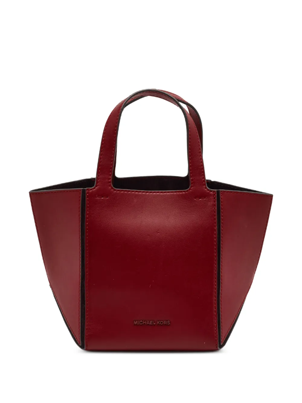 Michael Kors Vintage Small Jordi leather tote bag - Rosso