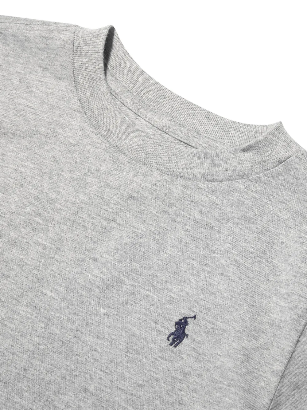 POLO RALPH LAUREN KIDS Pony-embroidered T-shirt Grijs