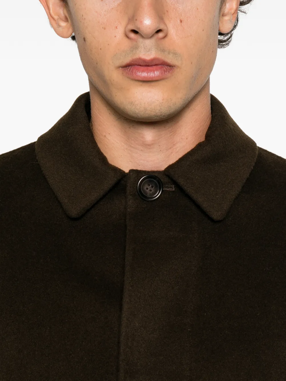 ASPESI single-breasted coat Bruin