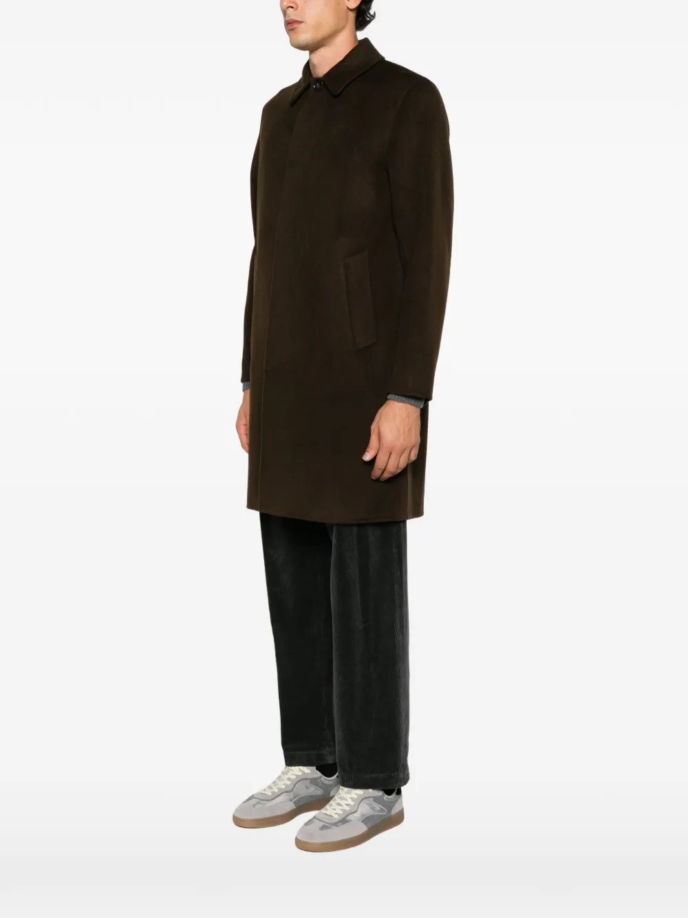 ASPESI single-breasted coat Bruin