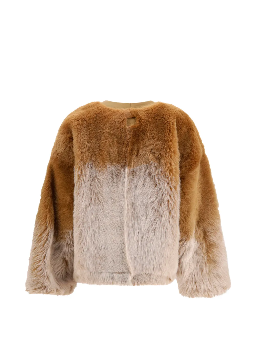 LOEWE cardigan in shearling Bruin