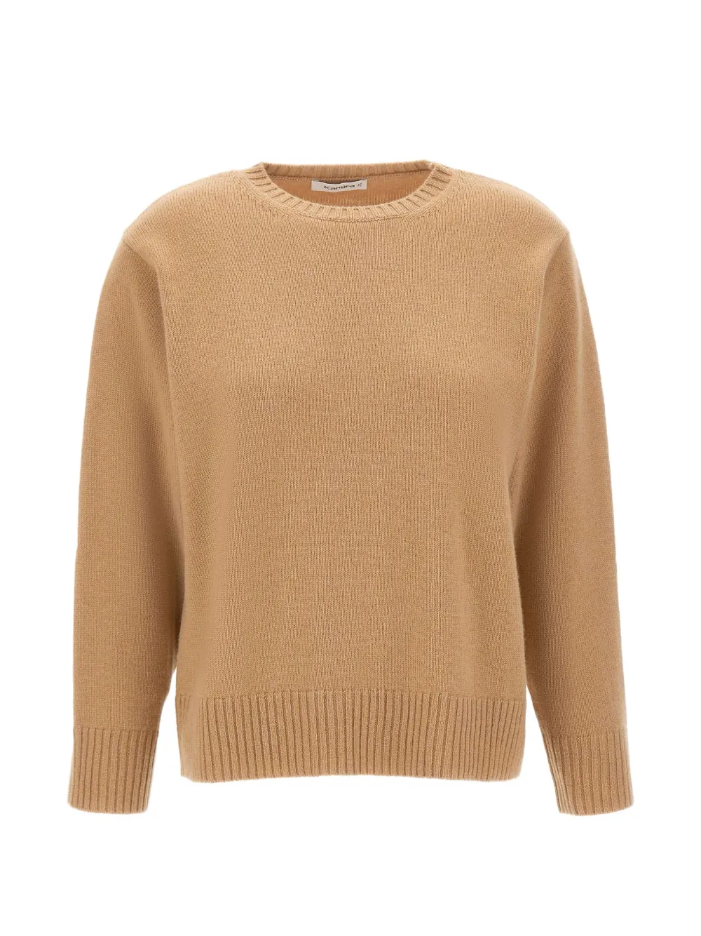 Kangra crew-neck relaxed-fit sweater Bruin