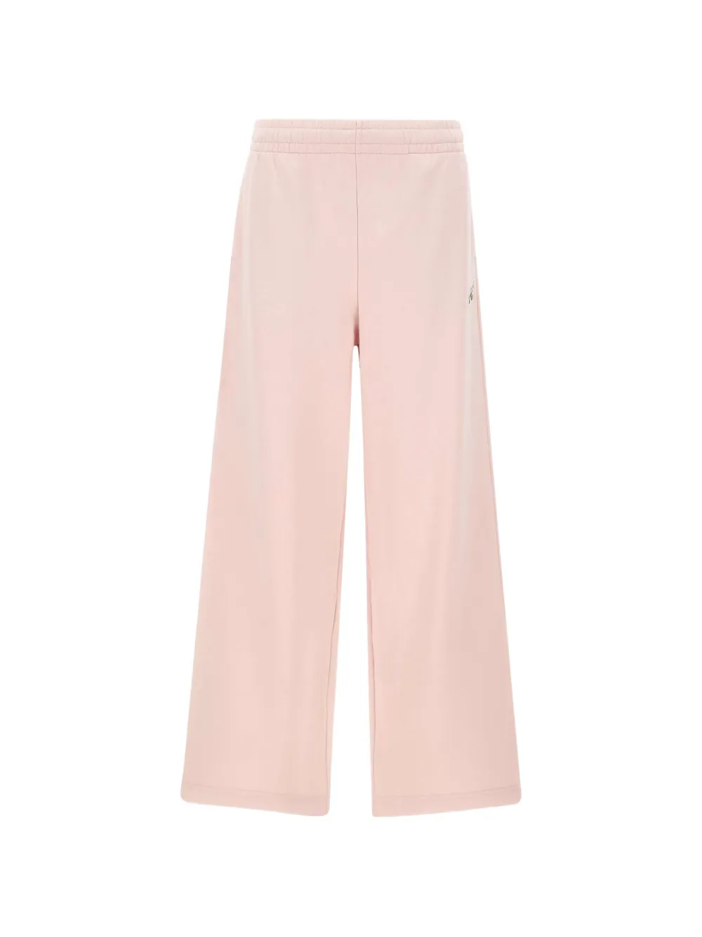 Lacoste flared fleece sweatpants Roze