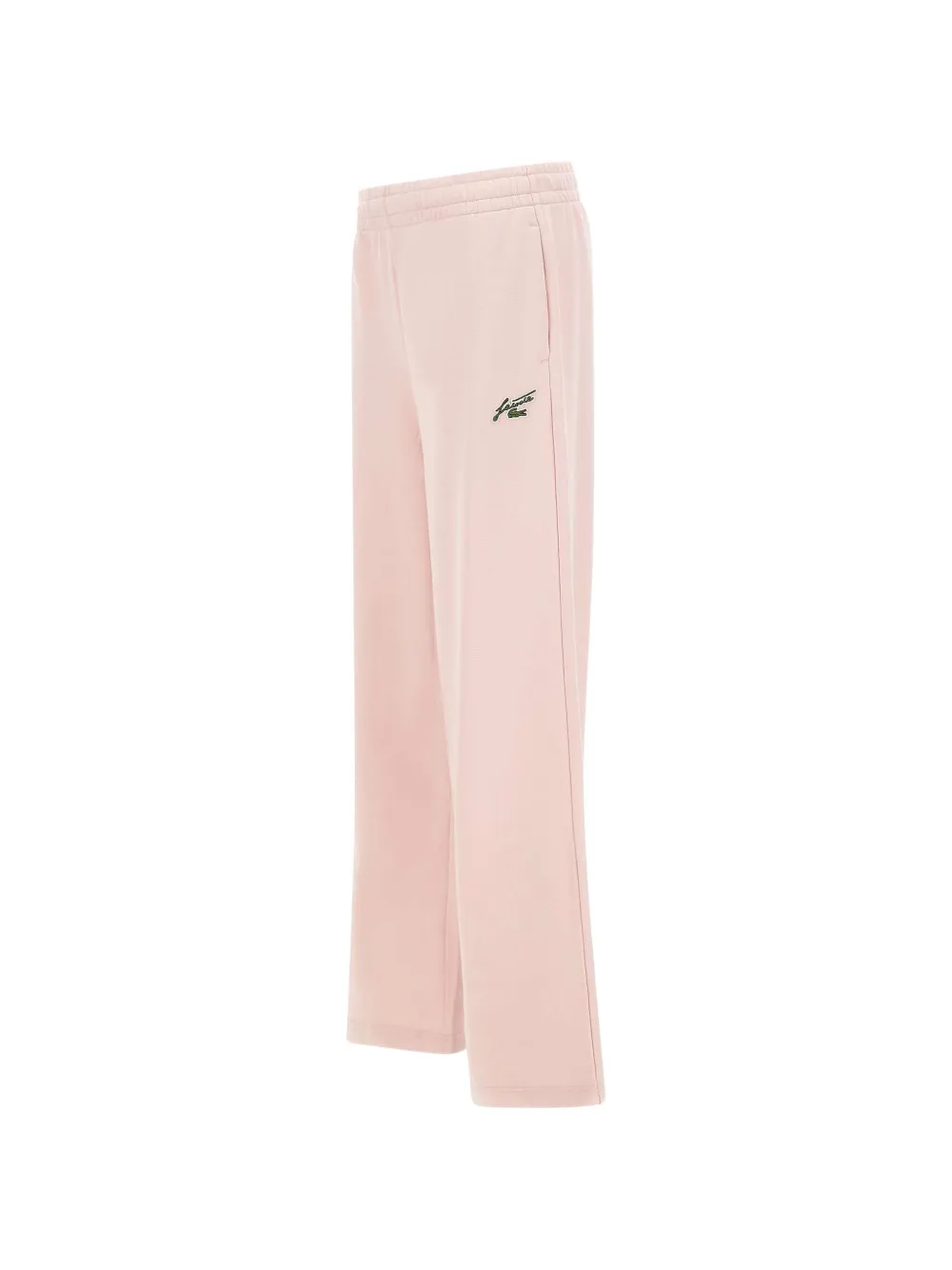 Lacoste Flared Fleece Sweatpants In Purple