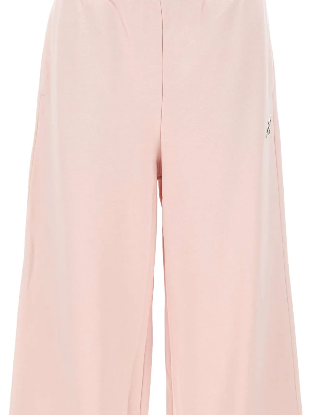 Lacoste flared fleece sweatpants Roze