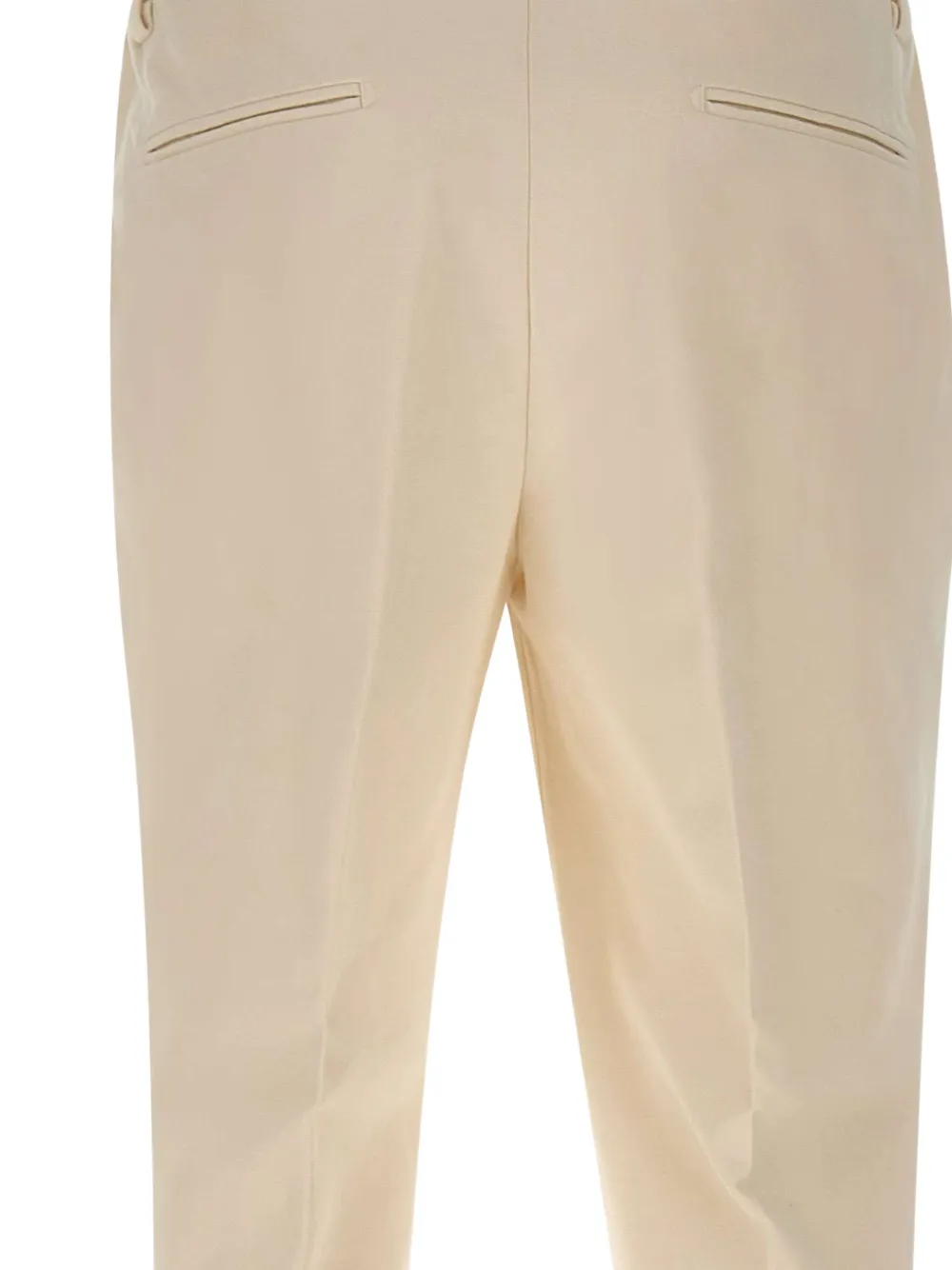 DEVORE Geplooide broek met cuffs Beige