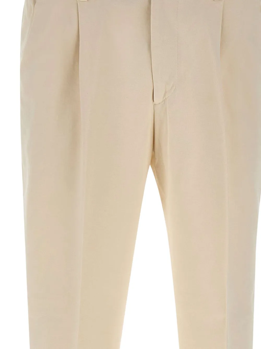 DEVORE Geplooide broek met cuffs Beige