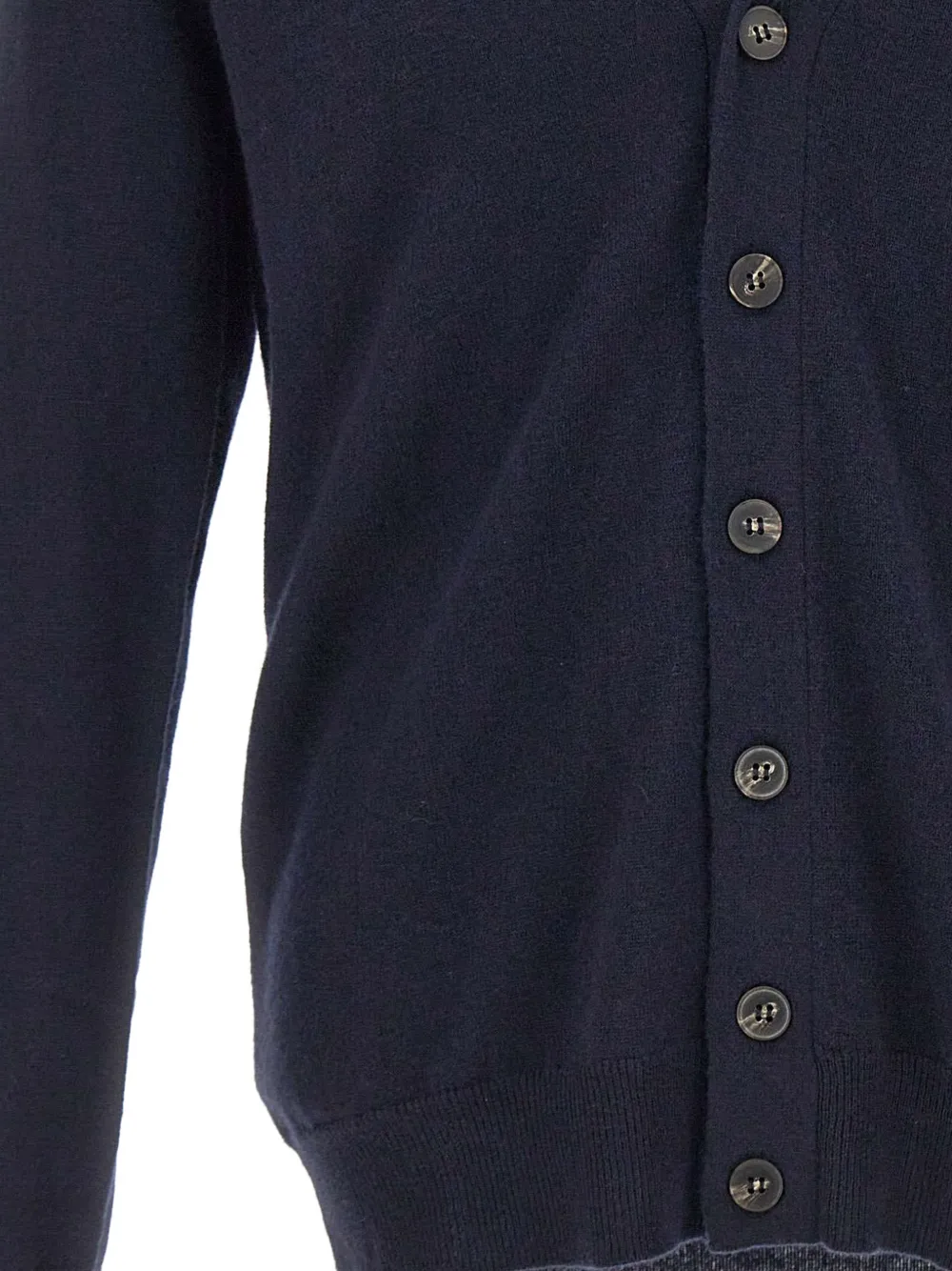 Kangra Button-up vest met V-hals Blauw