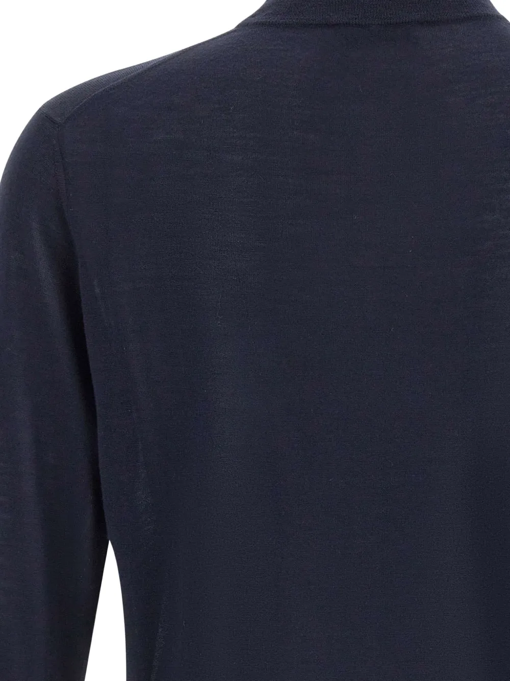 Kangra semi-mock neck sweater Blauw