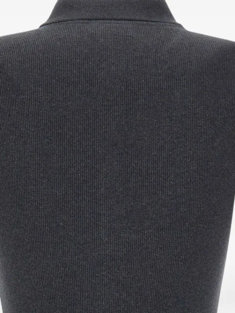 Lacoste ribbed-knit polo shirt
