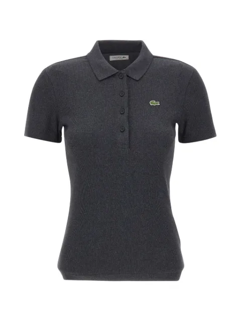 Lacoste ribbed-knit polo shirt