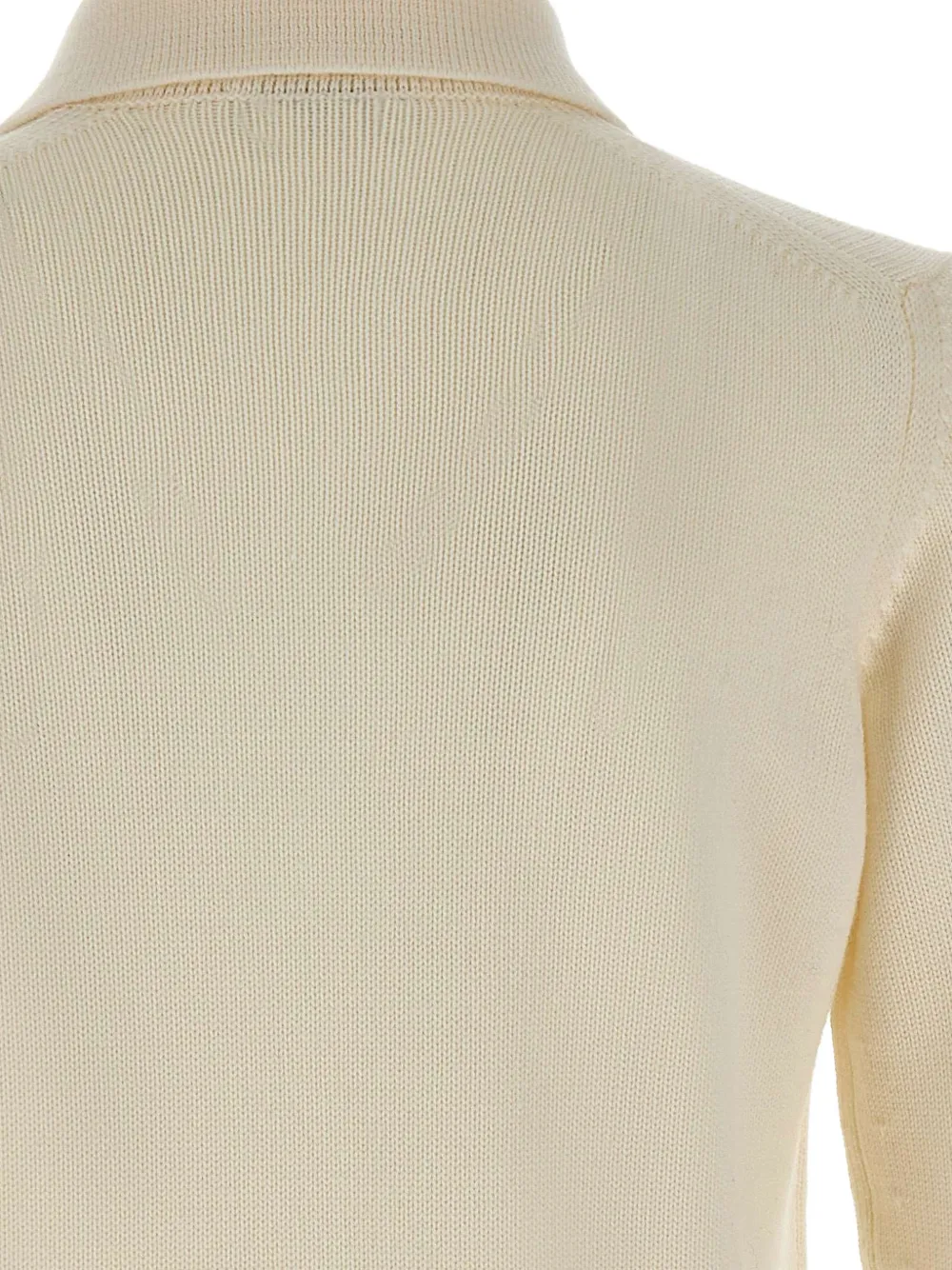 Kangra Poloshirt met lange mouwen Wit