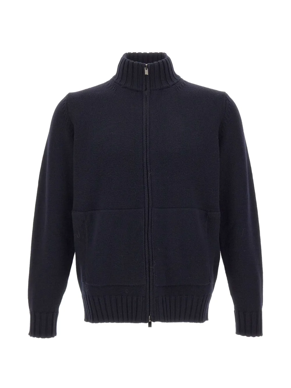 Filippo De Laurentiis zip-up merino wool cardigan - Blu