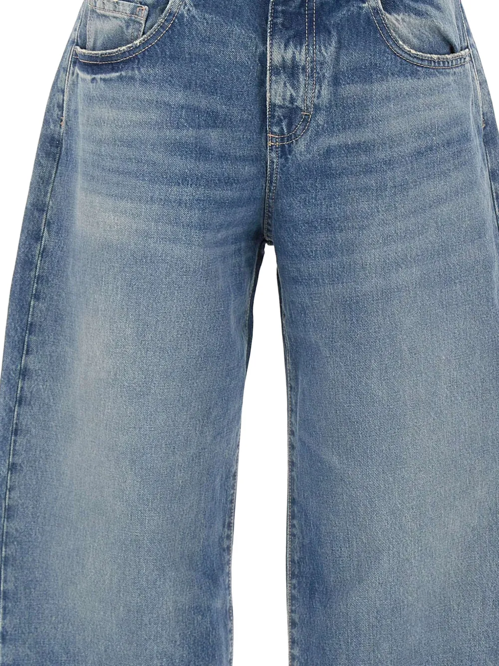 ICON DENIM Bea jeans met wijde pijpen Blauw