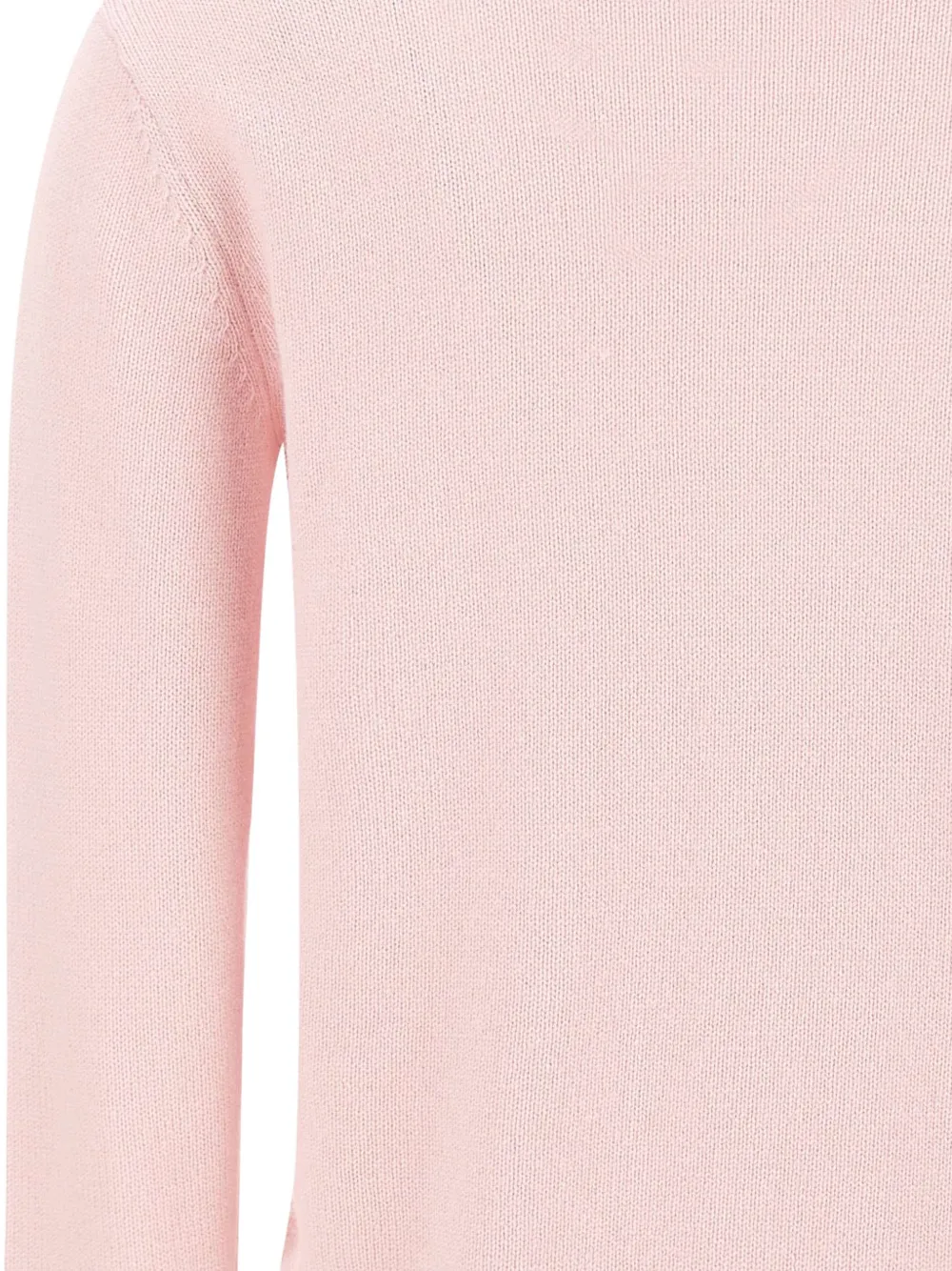 MC2 Saint Barth pink New Queen crewneck knit with Viziata rhinestone embroidery Roze