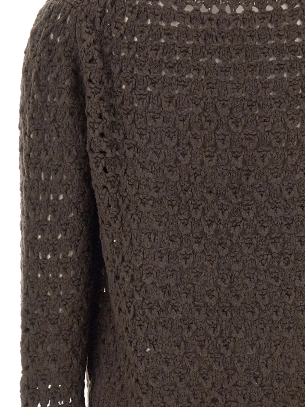 Gran Sasso open-knit cardigan Bruin