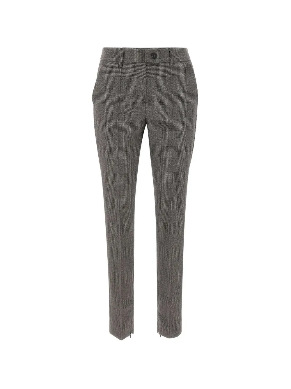 The Attico Prince-of-Wales-check trousers Grijs