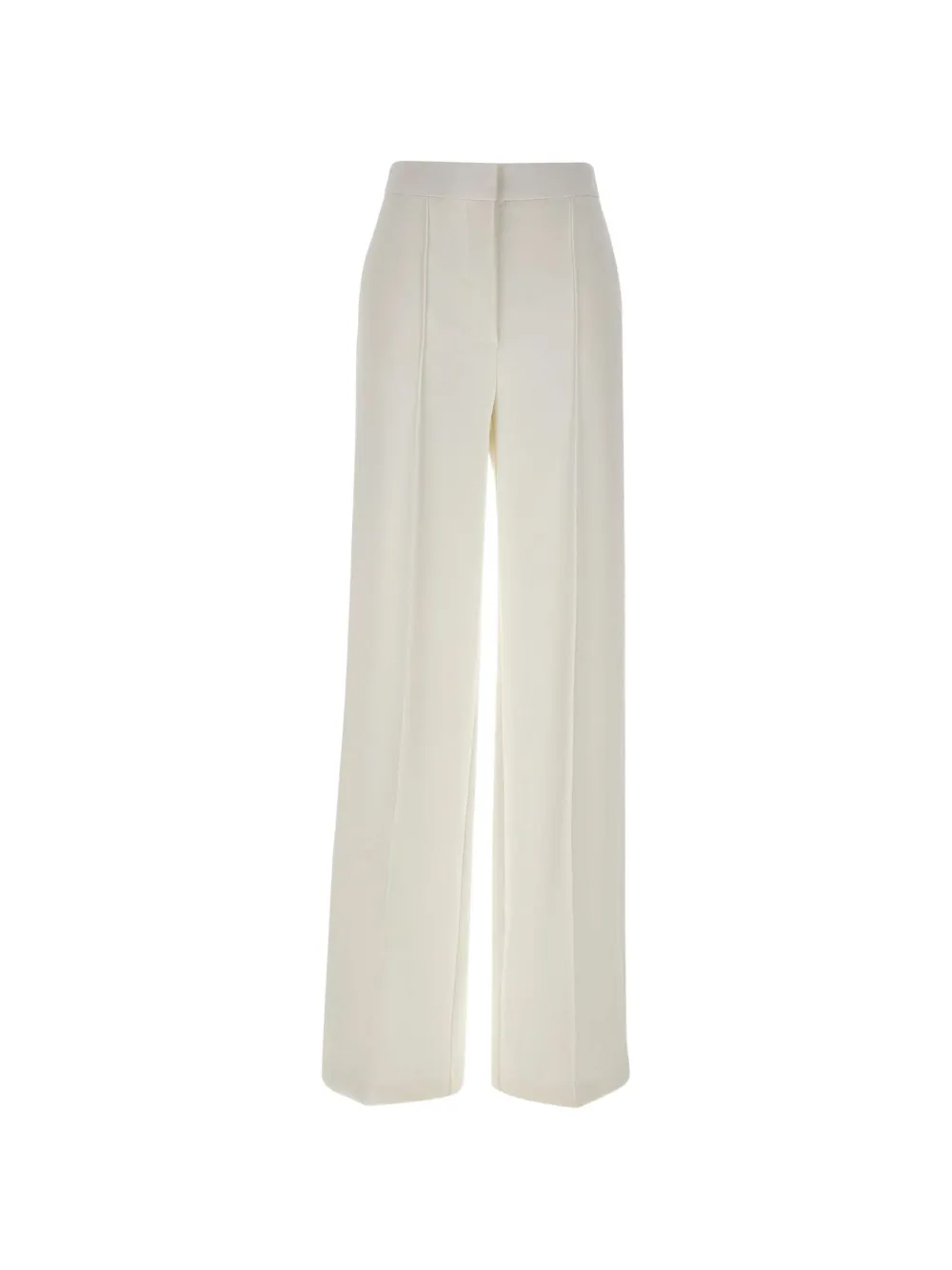 Elisabetta Franchi crease-detail palazzo pants Beige