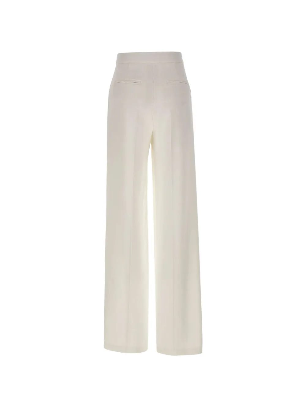 Elisabetta Franchi crease-detail palazzo pants Beige