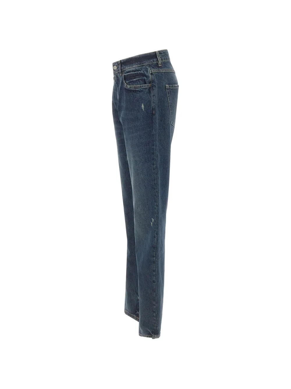 ICON DENIM Iris gerafelde jeans Blauw