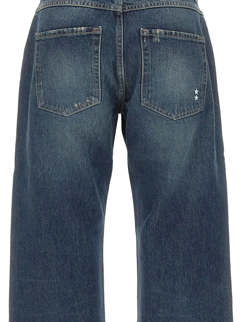 ICON DENIM Iris gerafelde jeans Blauw