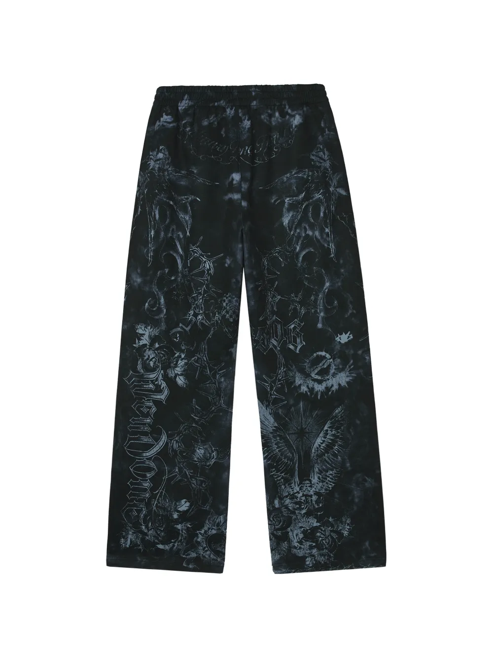 We11done graphic-print track pants Zwart