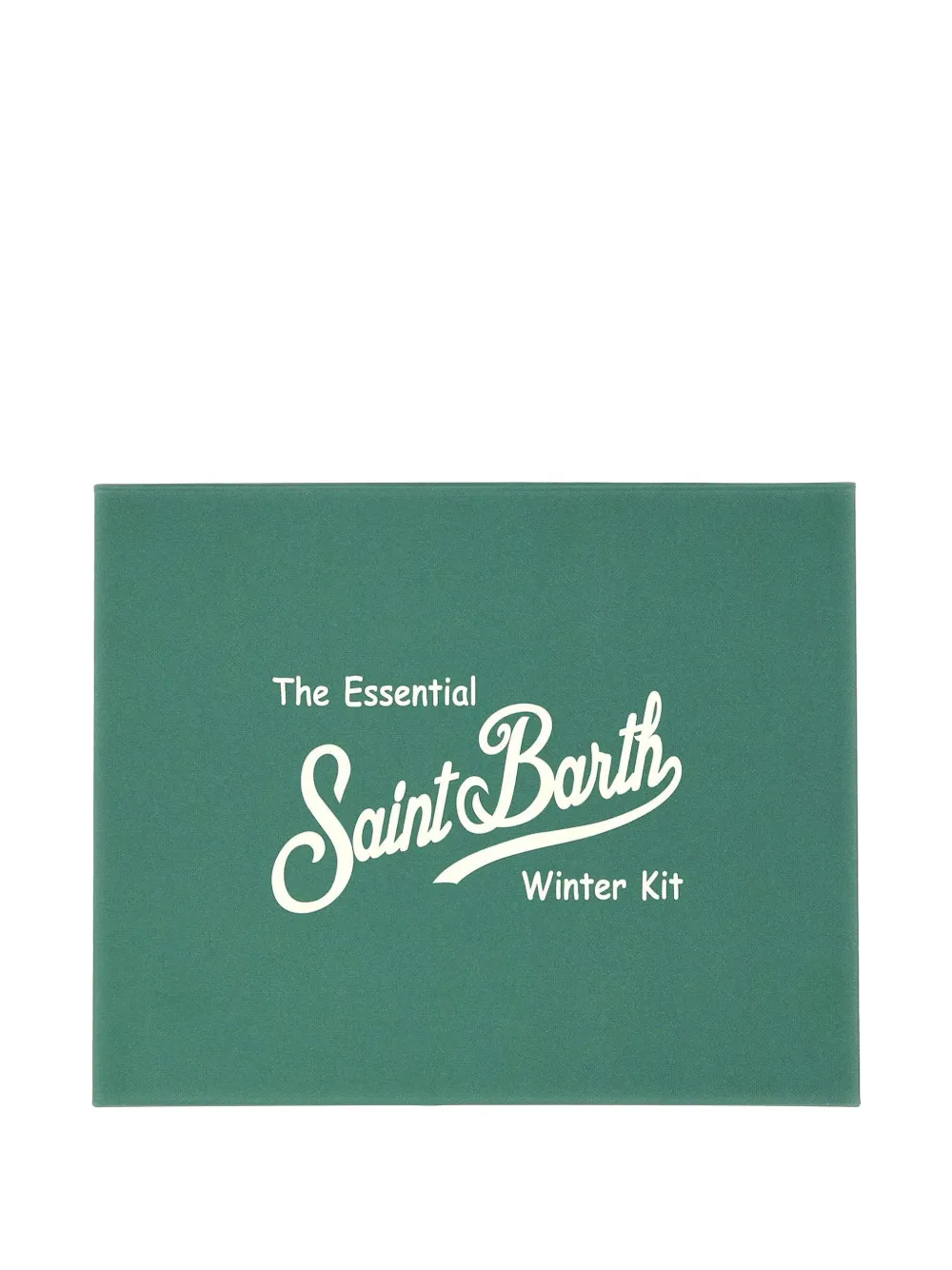 MC2 Saint Barth ribbed-knit merino scarf and beanie hat set Blauw