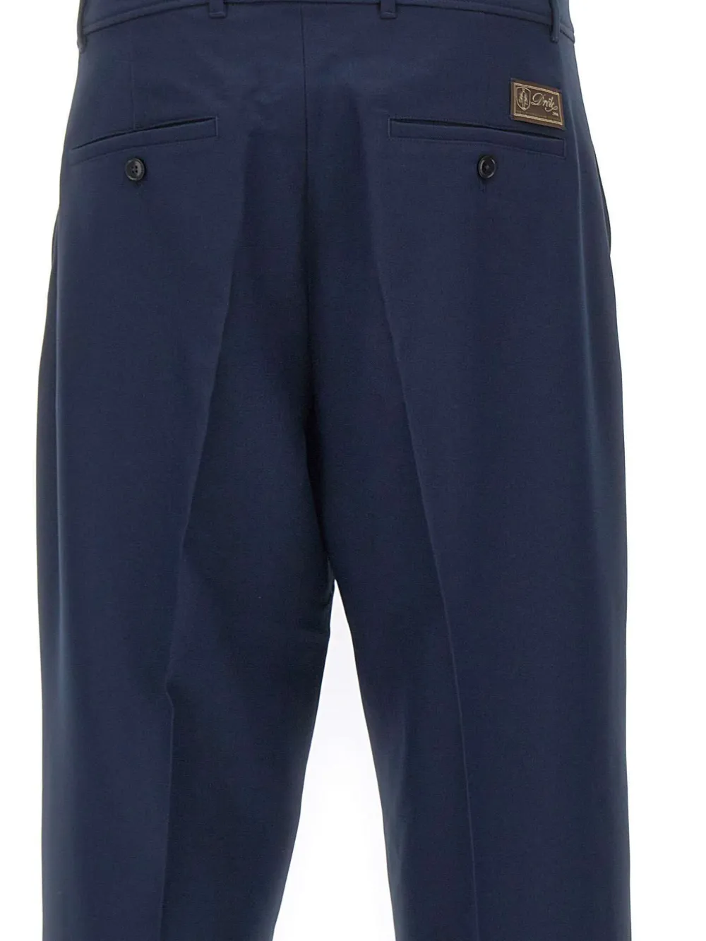 Drôle De Monsieur straight-leg trousers Blauw
