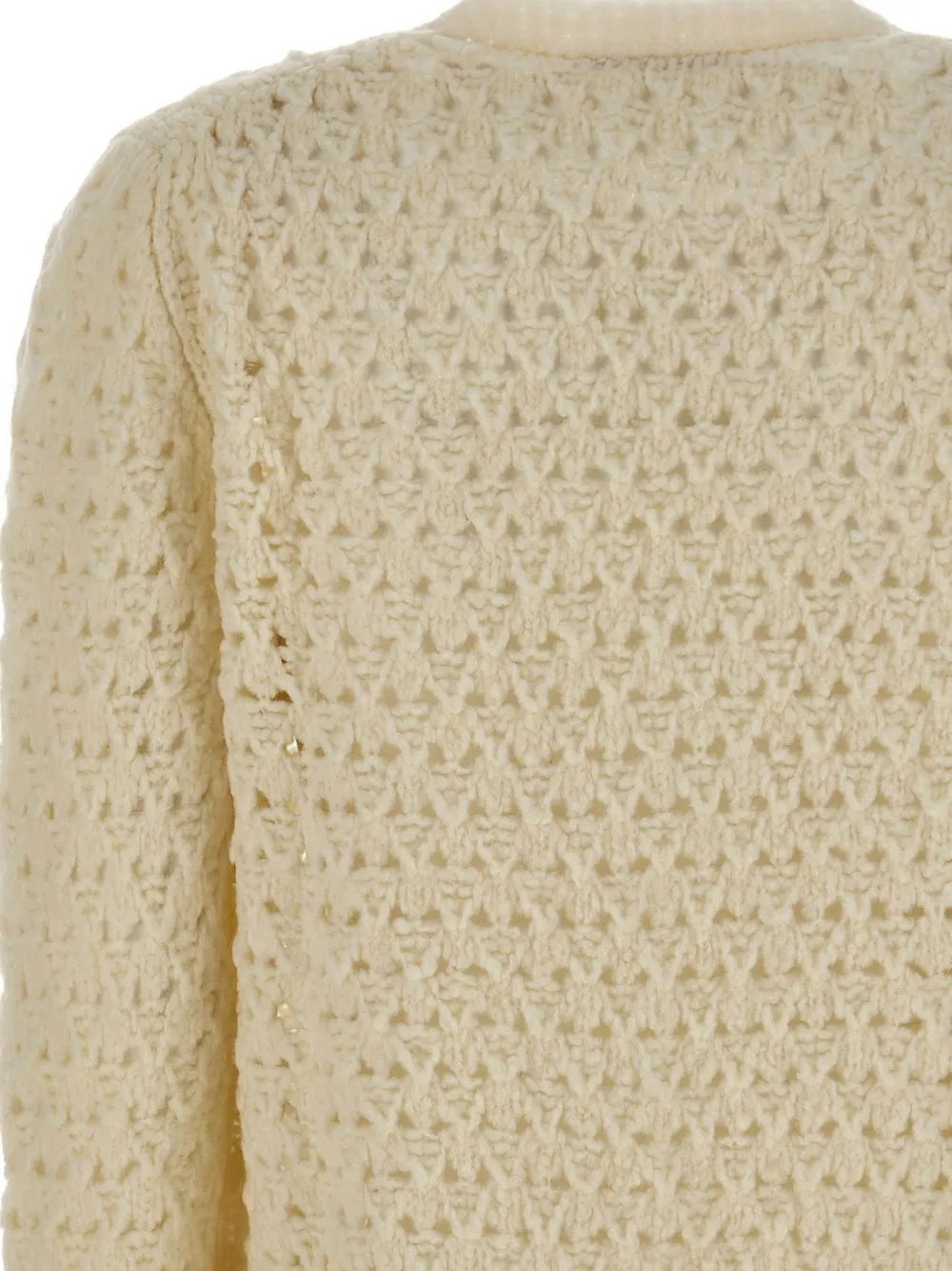 Gran Sasso open-knit cardigan Beige
