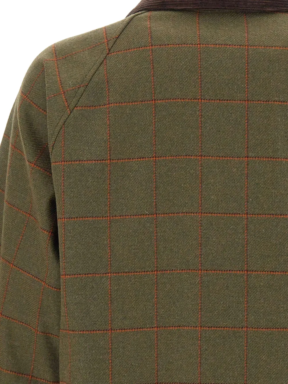 Paul Smith x Barbour Beaufort checked jacket Groen