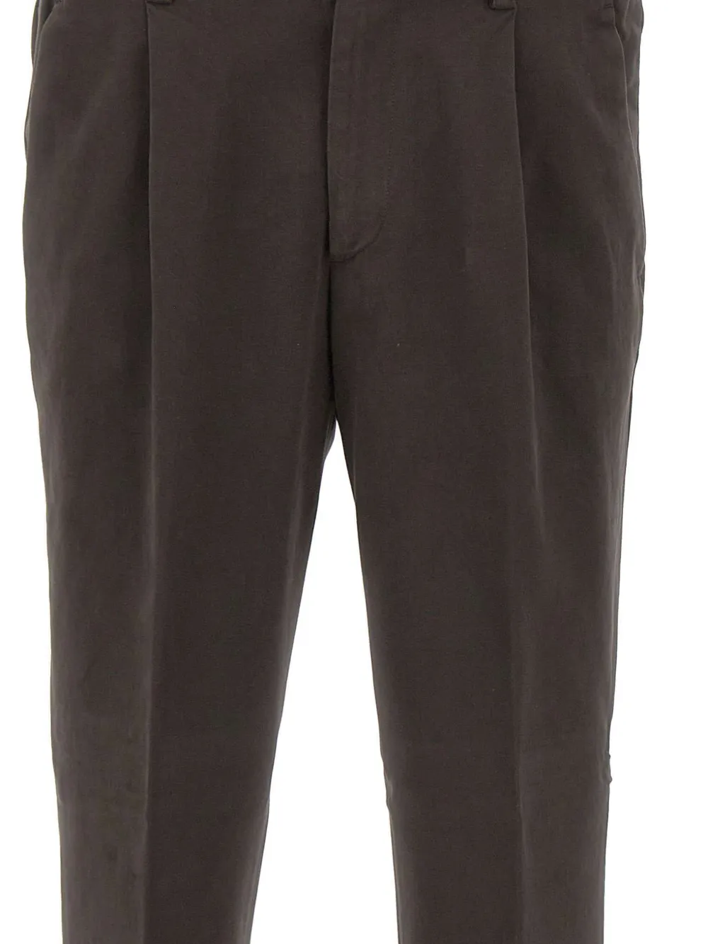 DEVORE Geplooide broek met cuffs Bruin