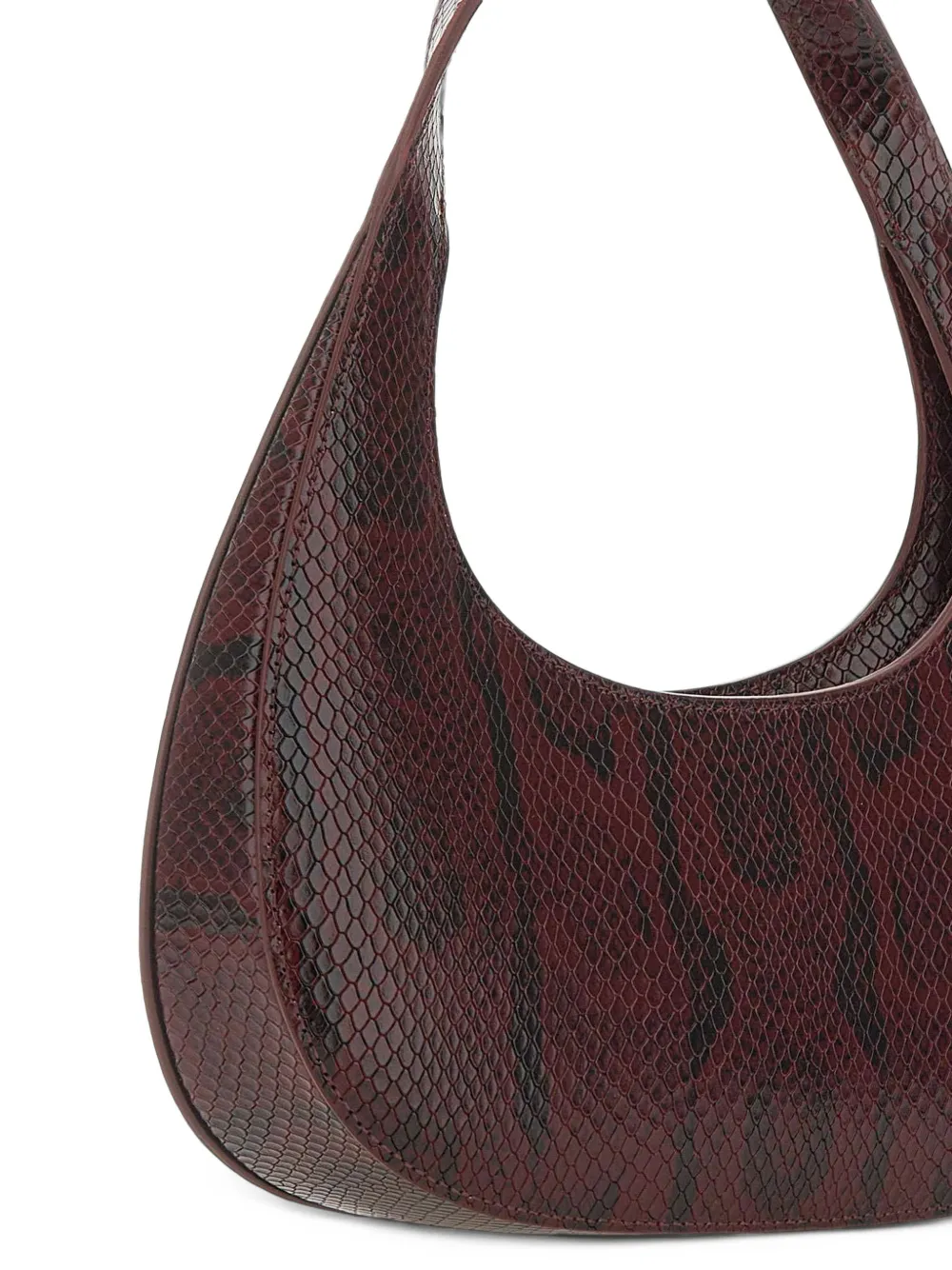 Coperni Loop Swipe python-print tote bag Rood