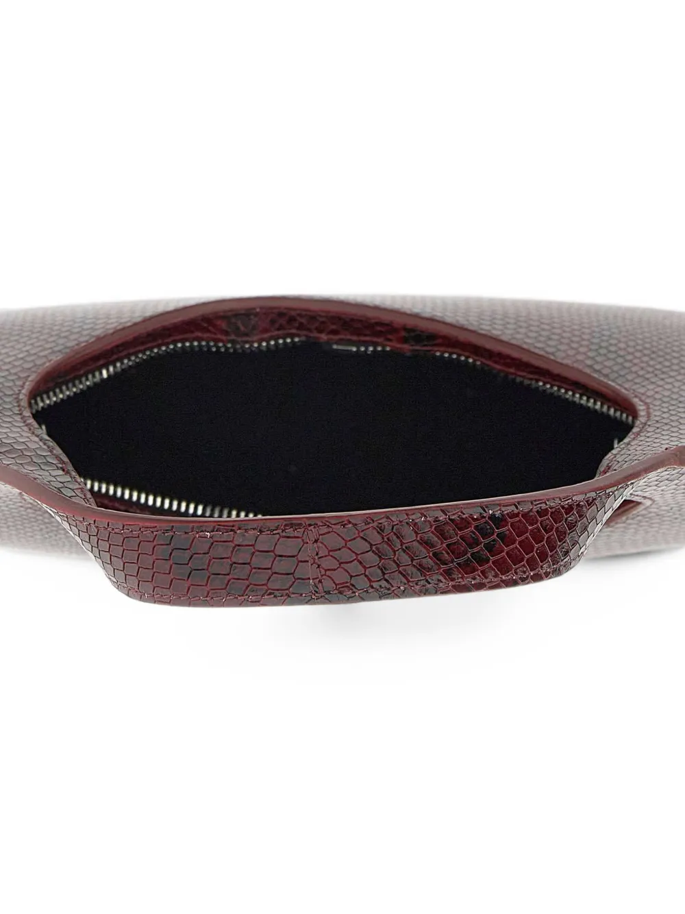 Coperni Loop Swipe python-print tote bag Rood