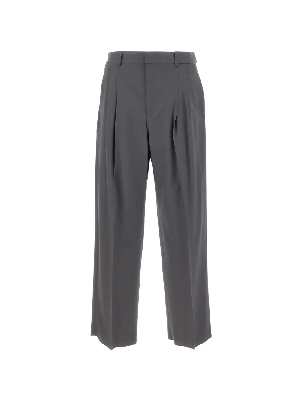 Emporio Armani pleated-design trousers - Grigio