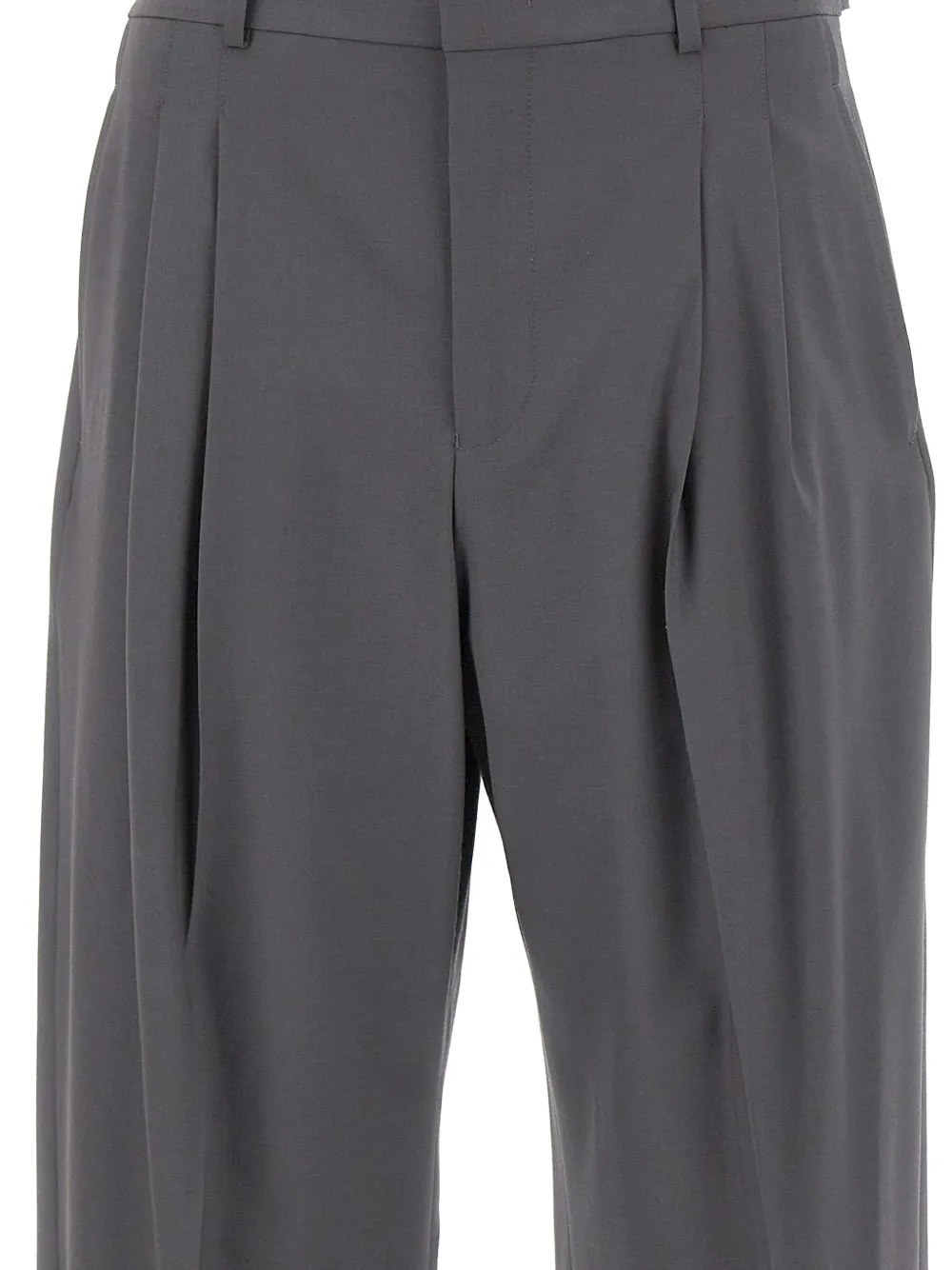 Emporio Armani pleated-design trousers Grijs