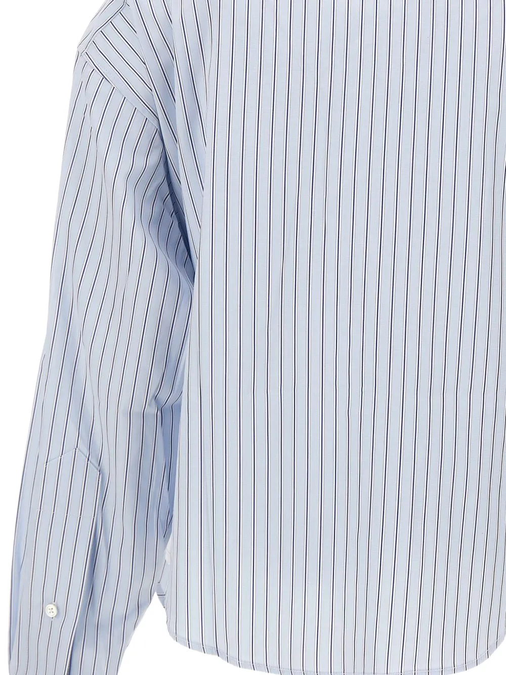 Vaquera belted cut-out shirt Blauw
