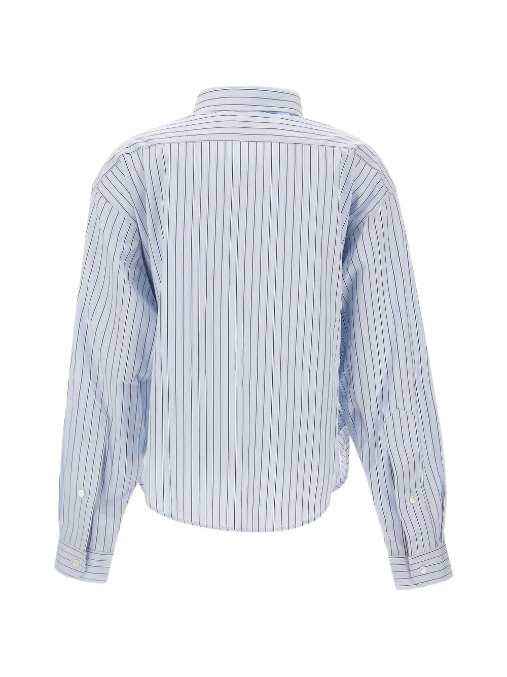 Vaquera belted cut-out shirt Blauw