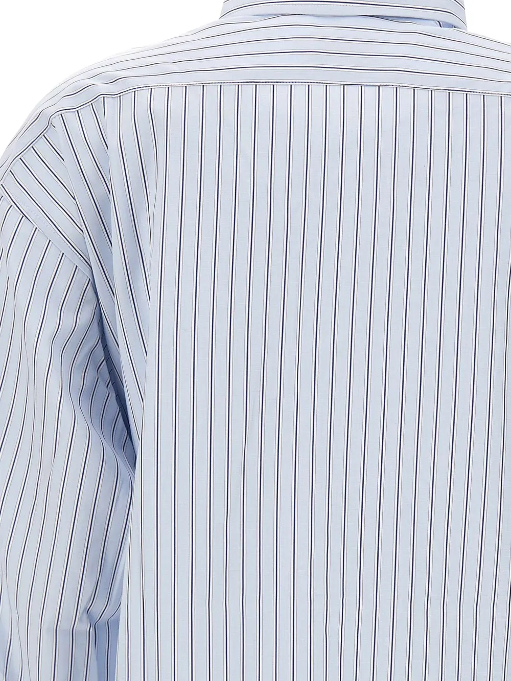 Vaquera belted cut-out shirt Blauw