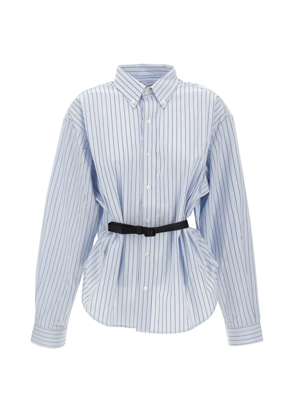 Vaquera belted cut-out shirt - Blau