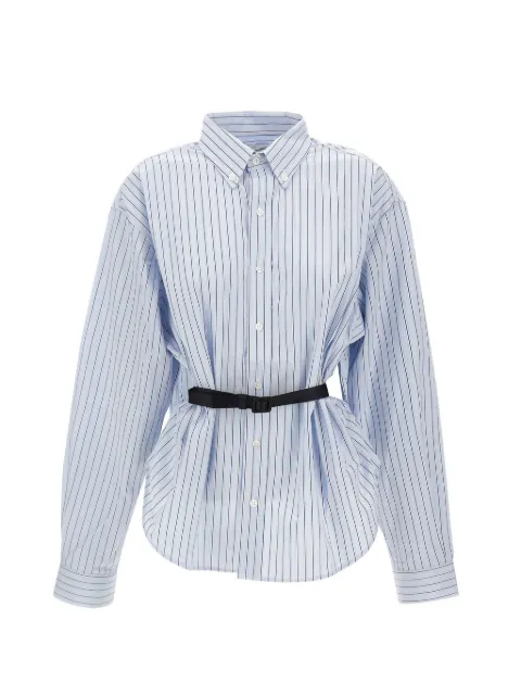 Vaquera belted cut-out shirt