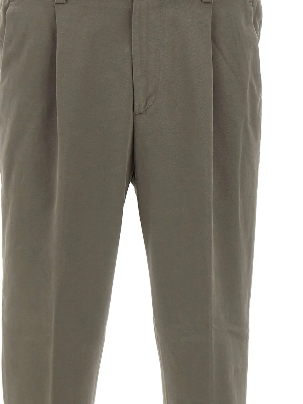 DEVORE Geplooide broek met cuffs Grijs