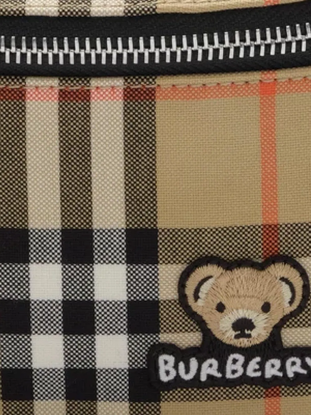 Burberry Kids check cotton belt bag Beige
