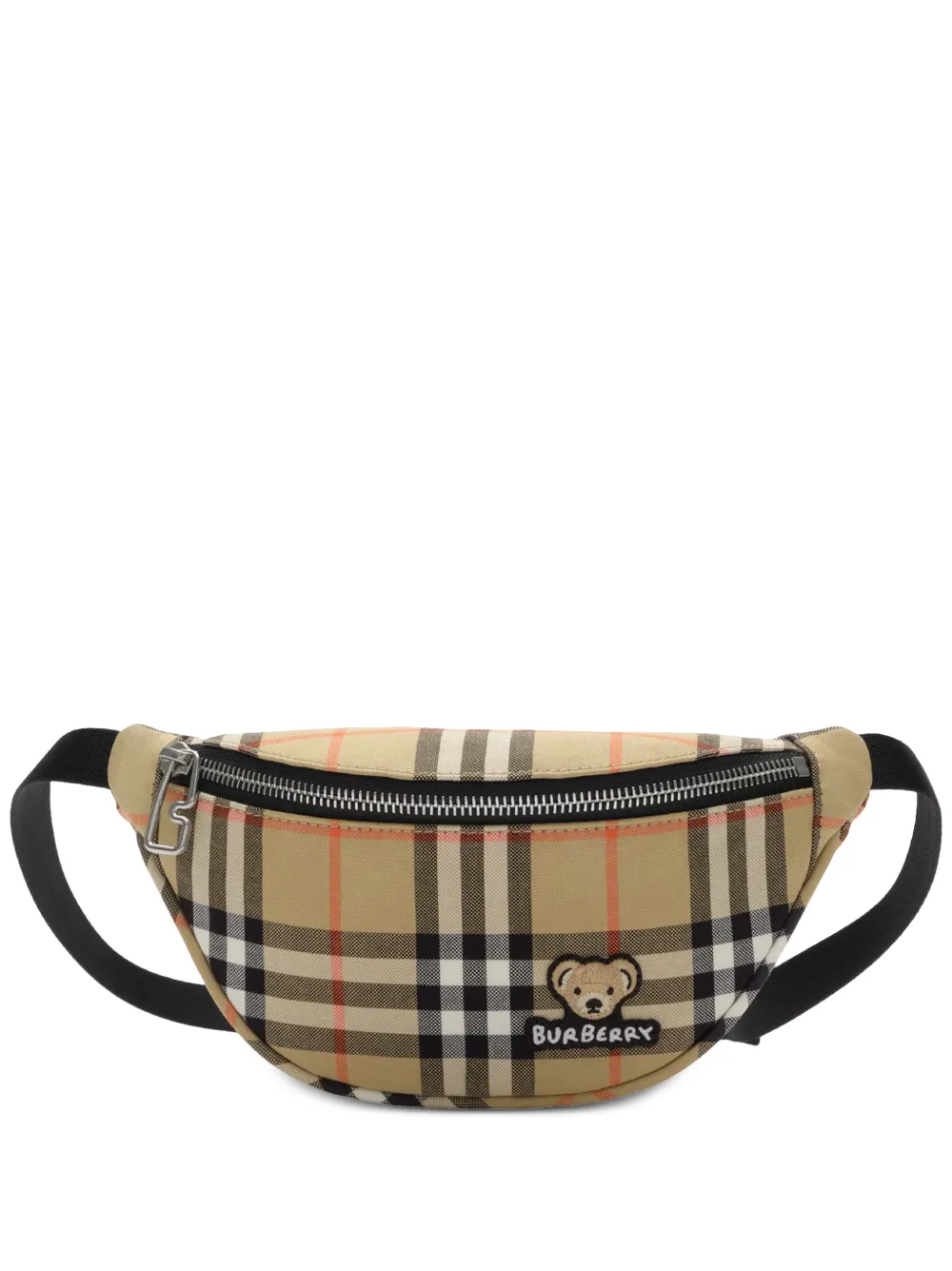 Burberry Kids check cotton belt bag Beige