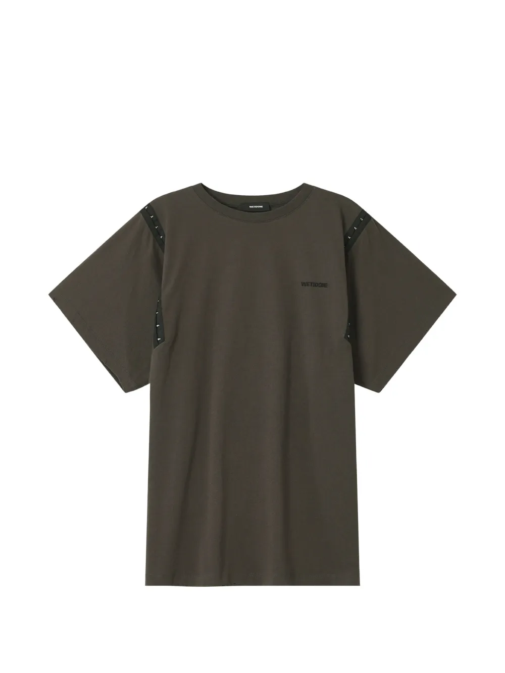We11 Done Crew Neck T-shirt In 灰色