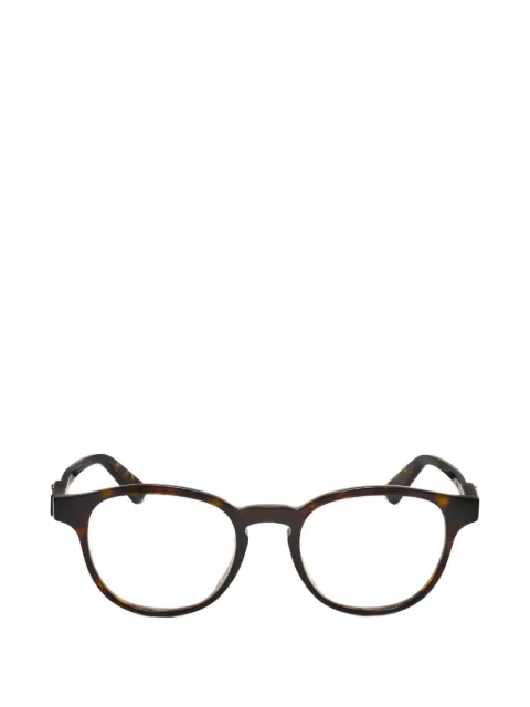 Gucci Eyewear tortoiseshell-effect round-frame glasses