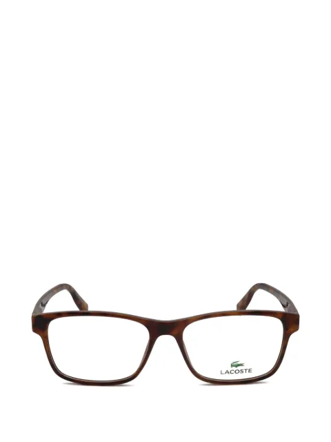 Lacoste tortoiseshell-effect rectangle-frame glasses