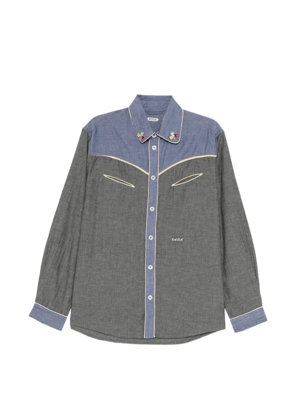 BODE braid chambray shirt | Image 2