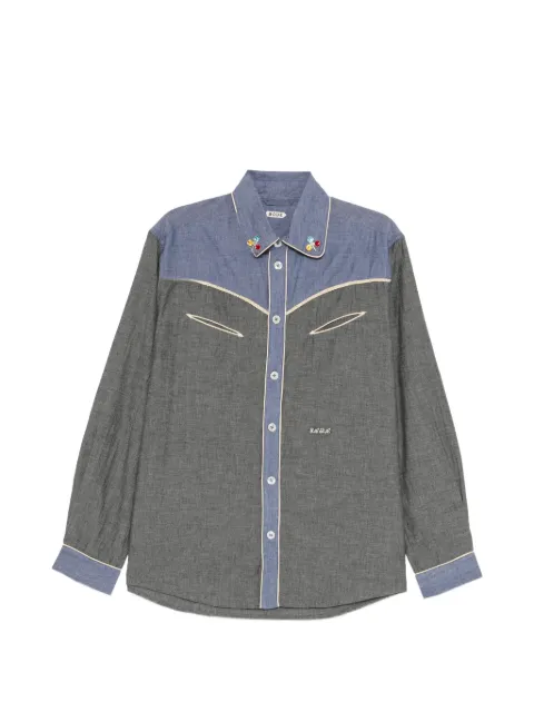 BODE braid chambray shirt