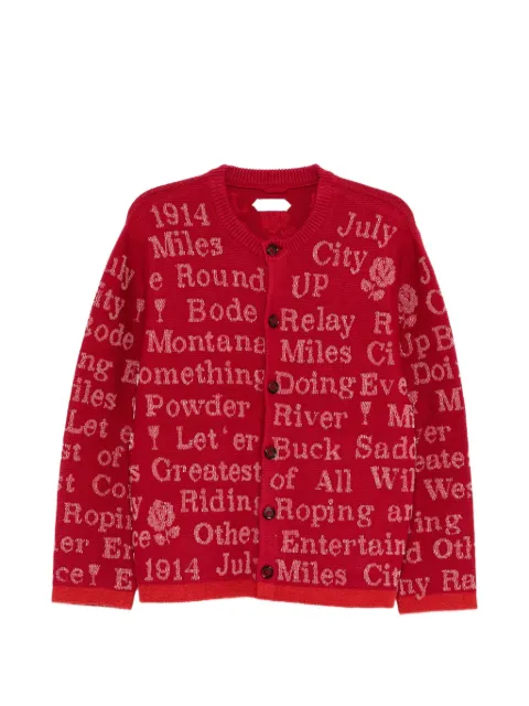 BODE beaded round-neck cardigan